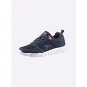 KangaROOS Originals Sneaker, Mädchen, Gr. 37, blau (marine), Textil, Schuhe Sneaker