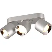 TRIO Guayana Deckenleuchte GU10 3-fach Nickel Matt