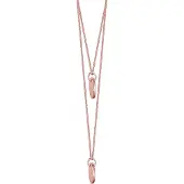 Elli Halskette Trend Layering Kreis Geo 925 Sterling Silber Elli Rosegold