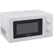 Black & Decker BXMZ700E, Arbeitsplatte, Grill-Mikrowelle, 20 l, 700 W, Drehregler, Weiß
