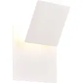 TRIO LED-Wandleuchte Mio, Blende eckig, weiß matt, indirekt
