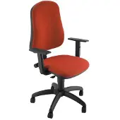 Unisit Simple CP, Gepolsterter Sitz, Gepolsterte Rückenlehne, Rot, Rot, Polypropylen, Polypropylen