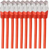 Shiverpeaks BS75711-HR-SET10, 1 m, Cat6, S/FTP (S-STP), RJ-45, RJ-45, Rot
