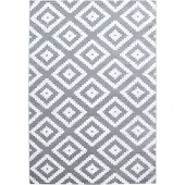 Ayyildiz Teppiche Teppich TEPPICHE "Plus 8005 , auch als Läufer" Gr. 4, grau, B:160cm H:6mm L:230cm, Kunstfaser, Teppiche, Teppich, gemusterter Flachflor, robust, Webteppich, alle Räume