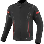 Bogotto Vysio wasserdichte 3in1 Motorrad Textiljacke, schwarz/rot, 4XL