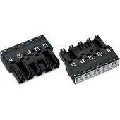 Wago 770-215 Stecker,5-polig,Kod. A,schwarz 770215 - 50 Stück