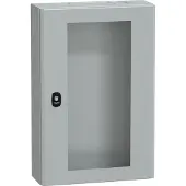Schneider Electric Electric NSYS3DM6415T PanelSeT S3DM H600xB400xT150mm IP66 IK08, Kabeleinführungsplatten oben und unten