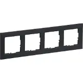 Legrand 765474 SEANO 4-fach Rahmen in der Farbausführung Anthrazit lackiert