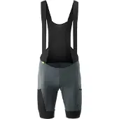 Gonso Fahrradhose "Ride Miles Bib Cargo M" Herren Gravel-Radhose mit Sitzpolster und Träger, Radlerhose Tight Fit