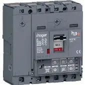 Hager HMS101JC Leistungsschalter h3+ P160 LSI 4P4D N0-50-100% 100A 50kA CTC