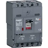 Hager HMS100DC Leistungsschalter h3+ P160 TM ADJ 3P3D 100A 50kA CTC