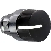 Schneider Electric ZB4BD29 Drehwahlschalter, Frontelement, Harmony XB4, Metall, 22mm, schwarz, 2 Stellungen, rastend