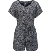 Ragwear Jumpsuit "Salwin" Kurzer Overall mit Taillen-Bindeband
