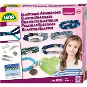 Simm Lena Elastic Bracelets, Armbänder-Bastelset für Kinder, 6 Jahr(e), Mehrfarbig