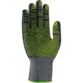 Uvex 6054910, Werkstatthandschuhe, Grün, Grau, Erwachsener, Unisex, Fiberglas, Polyamid, Polyethylen, Viskose
