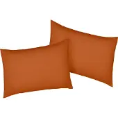 Bellana Kissenbezug "Mako-Jersey-Exclusiv", orange (papaya), B:60cm L:40cm, Baumwolle, Obermaterial: 100% Baumwolle, Kissenbezüge, Kissenbezug, aus reiner Baumwolle