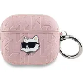 Karl Lagerfeld , Hülle für AirPods 3 mit Choupette Prägung, Rosa