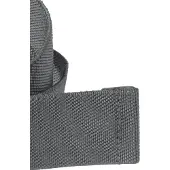 Jack Wolfskin Synthetikgürtel "LIGHT BELT", Damen, Gr. 95, grau (schwarz, grau), Materialmix, Gürtel Synthetikgürtel