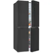 Exquisit Multi Door "MD425-150-040C", Energieeffizienz: C, silber (inoxlook, az), B:79cm H:180cm T:70cm, Kühlschränke, Multi Door