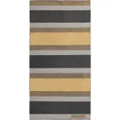 Dyckhoff Saunatuch "Saunatuch SaunaStripe", gold, B:100cm L:200cm, Walkfrottee, Obermaterial: 100% Baumwolle, Handtücher, Saunatuch