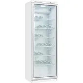 Exquisit Getränkekühlschrank "GKS350-1-GT-280D weiss", 320 L Volumen, Getränkekühlschrank mit Glastür, LED