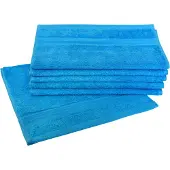 Dyckhoff Gaestehandtuecher "Siena", blau (azur), B:30cm L:50cm, Frottier, Obermaterial: 100% Baumwolle, Handtücher, Gaestehandtuecher, mit Bordüre