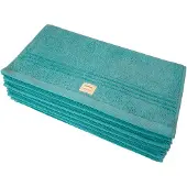 Dyckhoff Gaestehandtuecher "Nature", blau (ozean), B:30cm L:50cm, Frottier, Obermaterial: 100% Baumwolle, Handtücher, Gaestehandtuecher