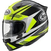 Arai QUANTIC Mark Motorradhelm für Sporttourer mit Glancing Off Konzept, gelb