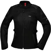 IXS Tourster-Big Air 1.0 Mesh Damen Schwarz Motorrad Textiljacke Größe L