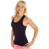 Winshape Tanktop "Cotton Tanktop WVR24", Damen, Gr. XL, blau (night blau), 90% Baumwolle, 10% Elasthan, Rundhals, Tops Tanktop, mit Racerback