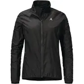 Schöffel Outdoorjacke SCHÖFFEL "Jacket Style Cannobio WMS", Damen, Gr. 34, 9990, schwarz, Oberstoff: 100% Nylon. (Coating: Polyurethan), regular fit, hoch geschlossener Ausschnitt, Jacken Outdoorjacke