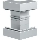 Hager BRA652103BELN Außeneck aus Grundprofil zu BRA 68x210mm Oberteil 120mm aus alu natureloxiert