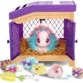 Moose Toys Mama Surprise Cavia Rainbow, Spielzeug-Meerschweinchen, 4 Jahr(e), Interaktiv, Mit Ton, AAA