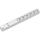 Bachmann 19" Steckdosenleiste 6-fach mit GVS ohne Schalter
