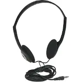 Manhattan Stereokopfhörer, Sehr leicht, verstellbarer Kopfbügel, gepolsterte Ohrmuscheln, Kabelgebunden, 20 - 20000 Hz, Musik, 57 g, Kopfhörer, Schwarz