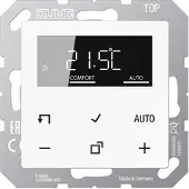 JUNG TRDA1790WW LB-Management Raumthermostat-Set, Serie AS/A, alpinweiß TR D A 1790 WW