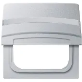 ABB Busch-Jaeger Adapterplatte mit Text IP44 Aluminium - 2CKA001710A3787