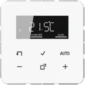 JUNG Raumtemperaturregler mit Display Standard TR D CD 1790 WW