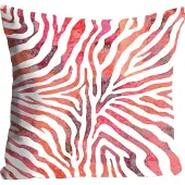 Queence Dekokissen "Rene", Kissenhülle,Animalprint,Zebra-Design,Streifenmuster,Schwarz,Weiß,Wild