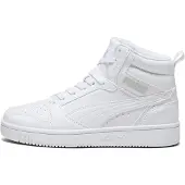 Puma Sneaker "REBOUND V6 MID JR" knöchelhoch, retro-inspiriertes Design, mit SOFTFOAM+ Dämpfung
