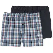 Schiesser Jungen Web-Boxershorts, 2er Pack - Teens, Webware, Unterwäsche, Baumwolle