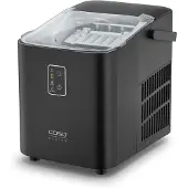 Caso Elektrischer Eiswürfelbereiter "3401 IceChef Compact", schwarz (matt schwarz), B:22cm H:26,5cm T:28cm, Eiswürfelbereiter, 3401 IceChef Compact, Elektrischer Eiswürfelbereiter