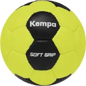 Kempa Handball "Handball Soft Grip Kids" Gr. A, gelb (fluo gelb, schwarz), Bälle, Kinder, NOSIZE, Handball
