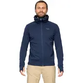 Bergans - Rabot Merino Tech Midlayer Hoodie - Merinohoodie Gr L blau