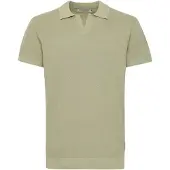 Casual Friday Poloshirt "Poloshirt CFMateo", Herren, Gr. L, grün (tea), Obermaterial: 70% Baumwolle CO. 30% Leinen LI., Shirts Poloshirt
