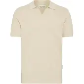 Casual Friday Poloshirt "Poloshirt CFMateo", Herren, Gr. XL, beige (rainy day), Obermaterial: 70% Baumwolle CO. 30% Leinen LI., Shirts Poloshirt
