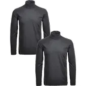 Ragman Rollkragenshirt "Set:", Herren, Gr. M, grau (anthrazit), Jersey, Baumwolle, regular fit, Shirts Rollkragenshirt