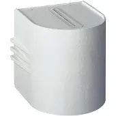Albert 682306 Wandstrahler Typ Nr. 2306 - 2-seitig - Farbe: weiß, eng/eng, mit 2 x LED 3 W