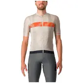 Castelli Unlimited Endurance Trikot Herren kurz silber-rostorange größe L