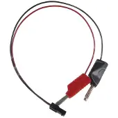 AccuCell Akkuladekabel passend für Handlampe Acculux HL25EX mit 4mm Sicherheitsstecker